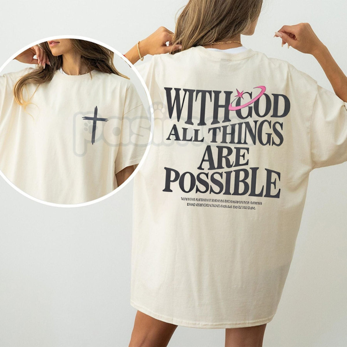 "With God All Things Are Possible" Men&