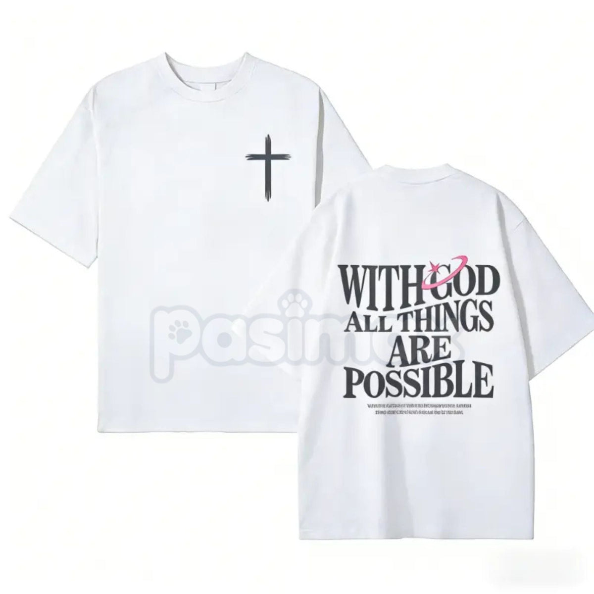 "With God All Things Are Possible" Men&