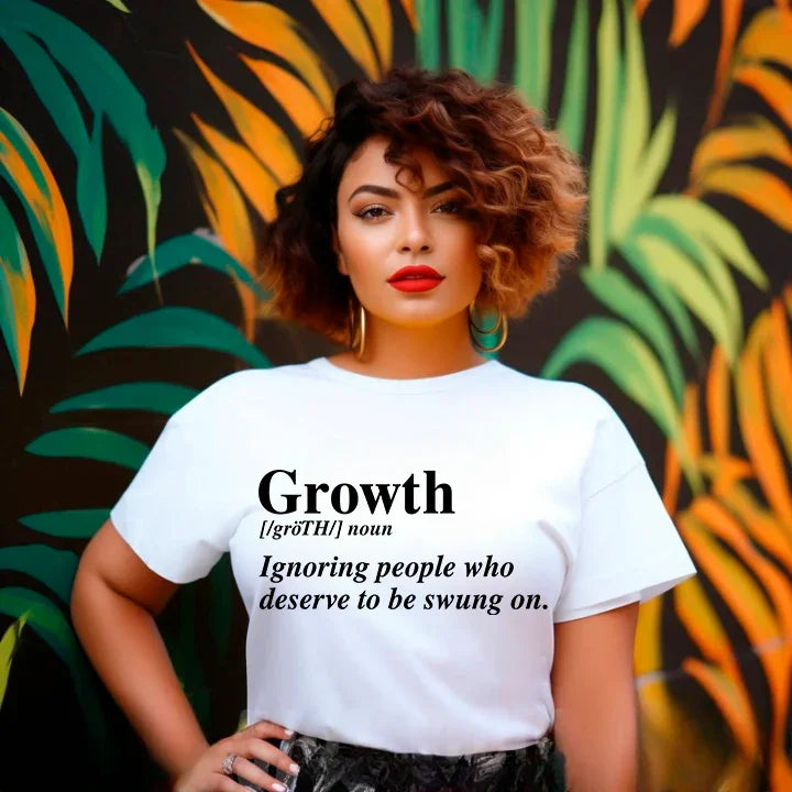 Growth Definition Tee | Motivational Unisex Graphic T-Shirt | Uplifting Gift