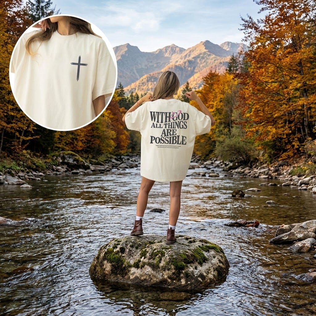 "With God All Things Are Possible" Men&