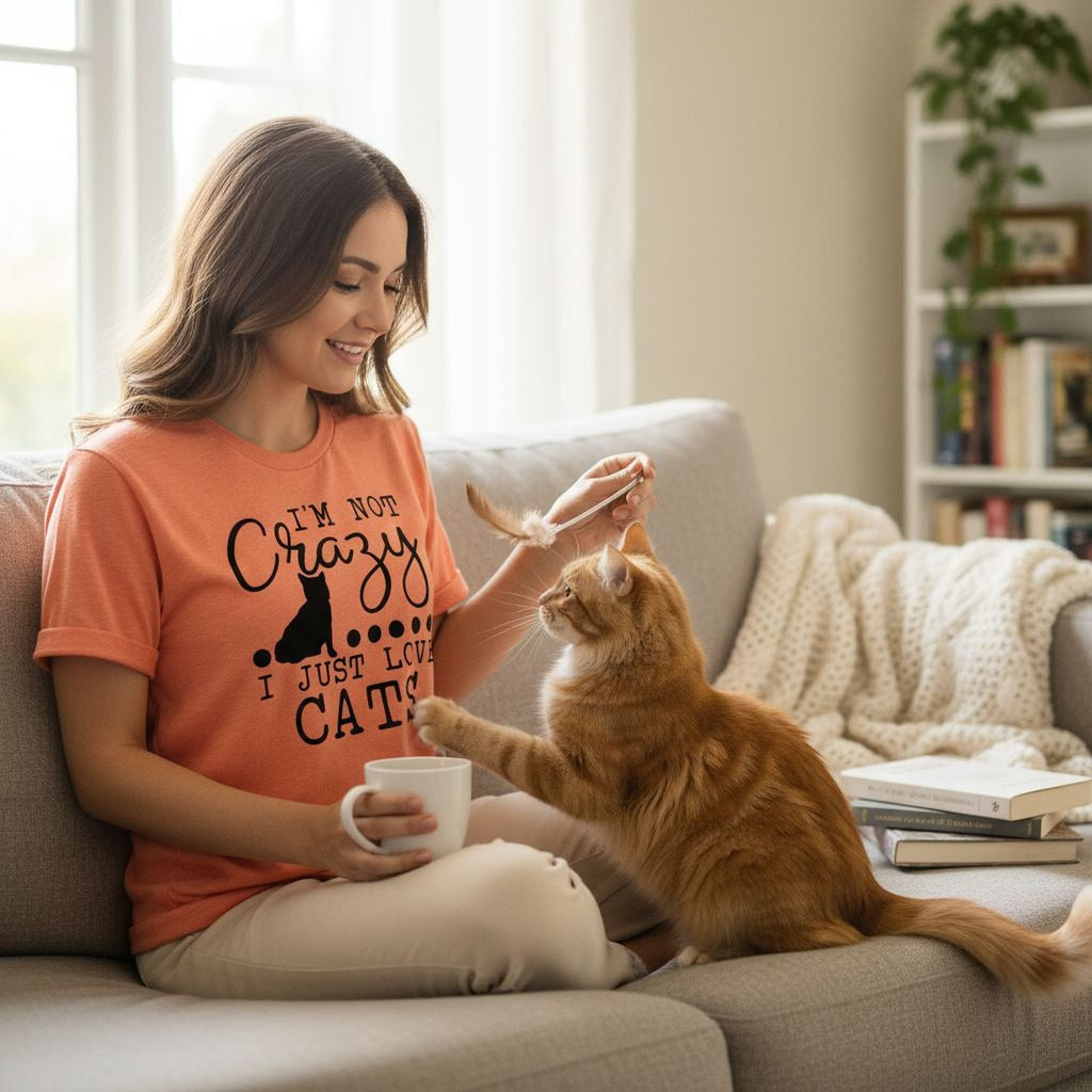 Cute Cat Funny Graphic Tee | Unisex Cat Lover T-Shirt | Funny Gift