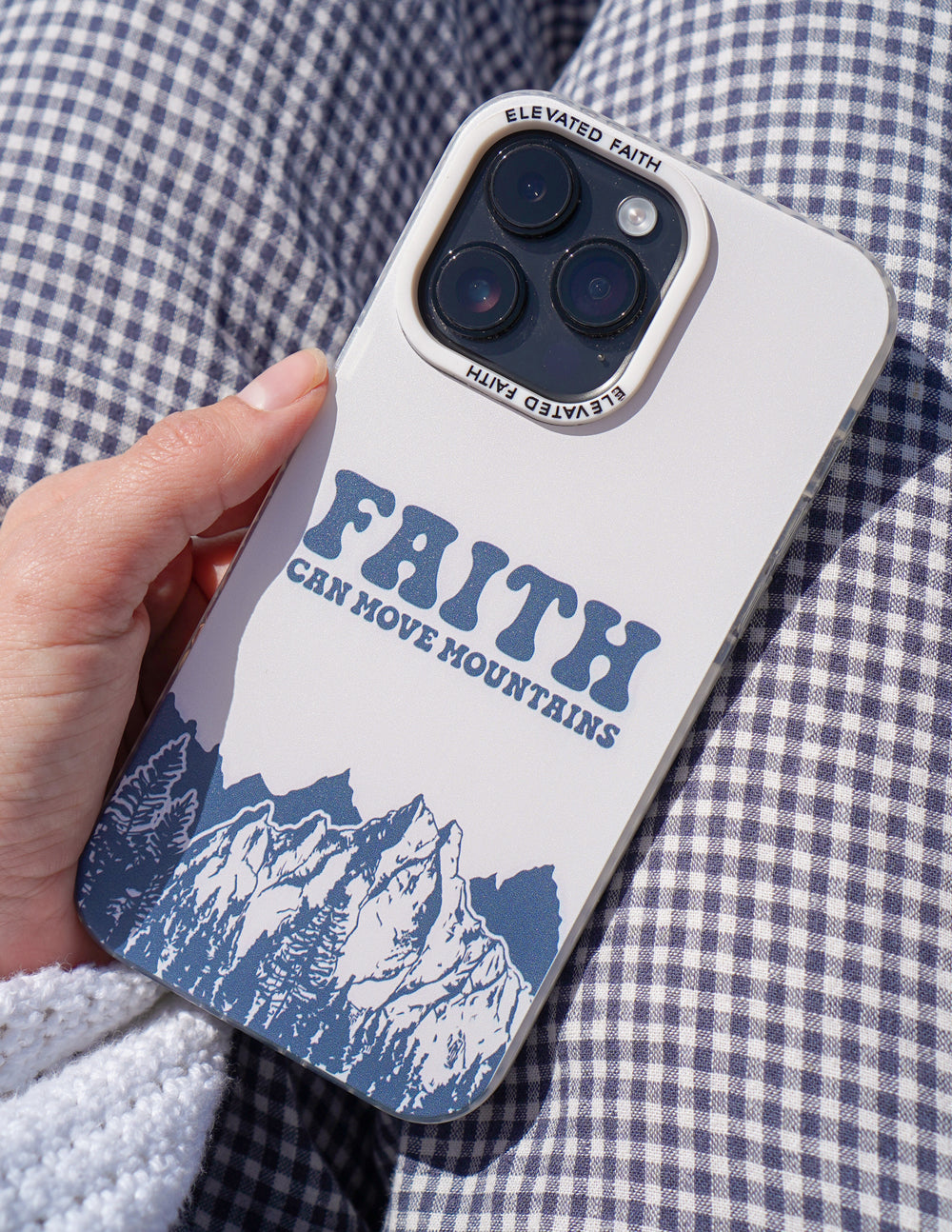 Faith Can Move Mountains Phone Case | Christian Gift for Believers