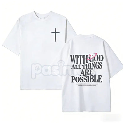 "With God All Things Are Possible" Men&