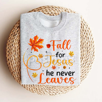 Fall For Jesus    T-Shirt  – Autumn Christian Women&