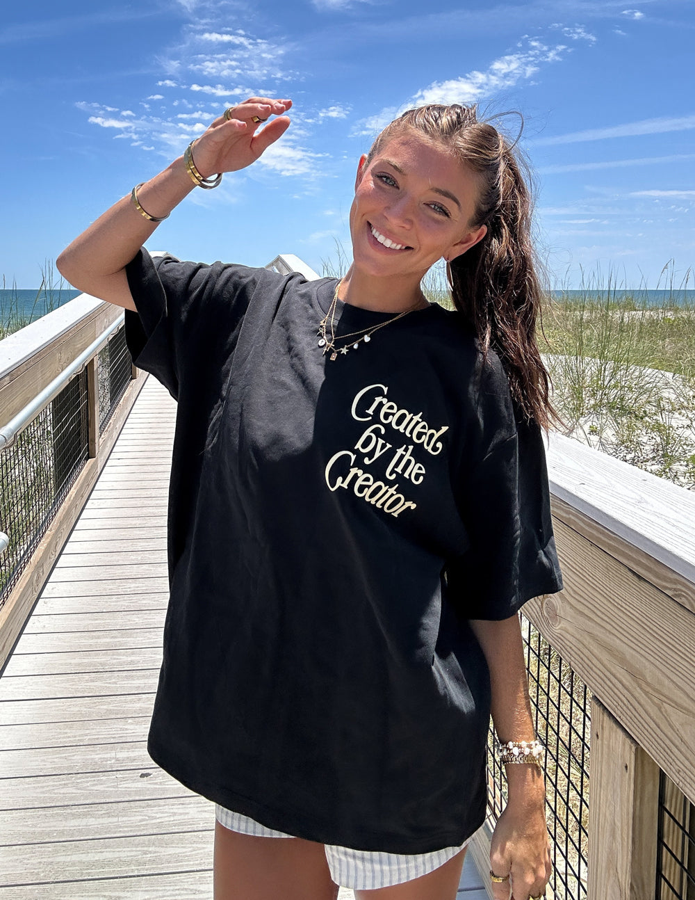 Created by the Creator Tee | Christian Graphic T-Shirt | Faith Gift