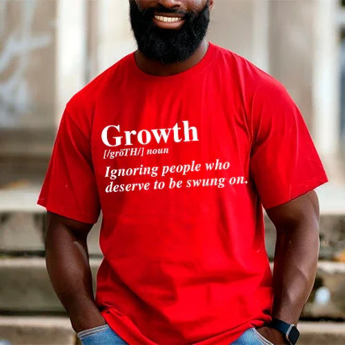 Growth Definition Tee | Motivational Unisex Graphic T-Shirt | Uplifting Gift