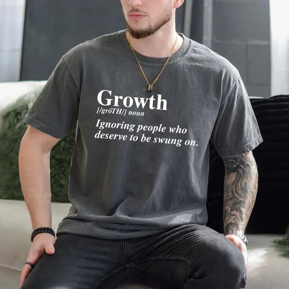 Growth Definition Tee | Motivational Unisex Graphic T-Shirt | Uplifting Gift