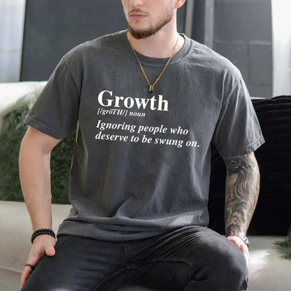 Growth Definition Tee | Motivational Unisex Graphic T-Shirt | Uplifting Gift