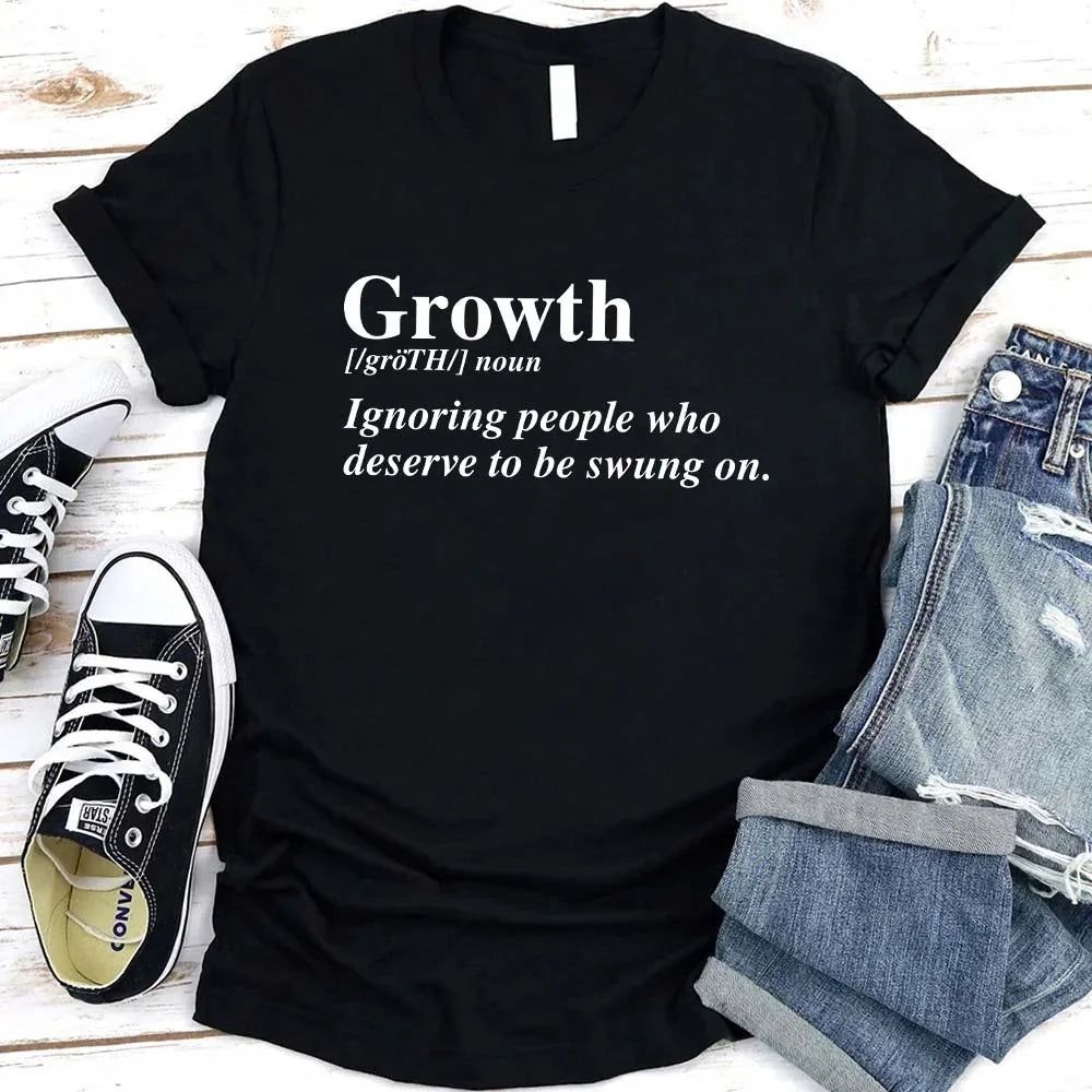 Growth Definition Tee | Motivational Unisex Graphic T-Shirt | Uplifting Gift