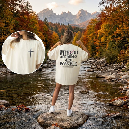 "With God All Things Are Possible" Men&