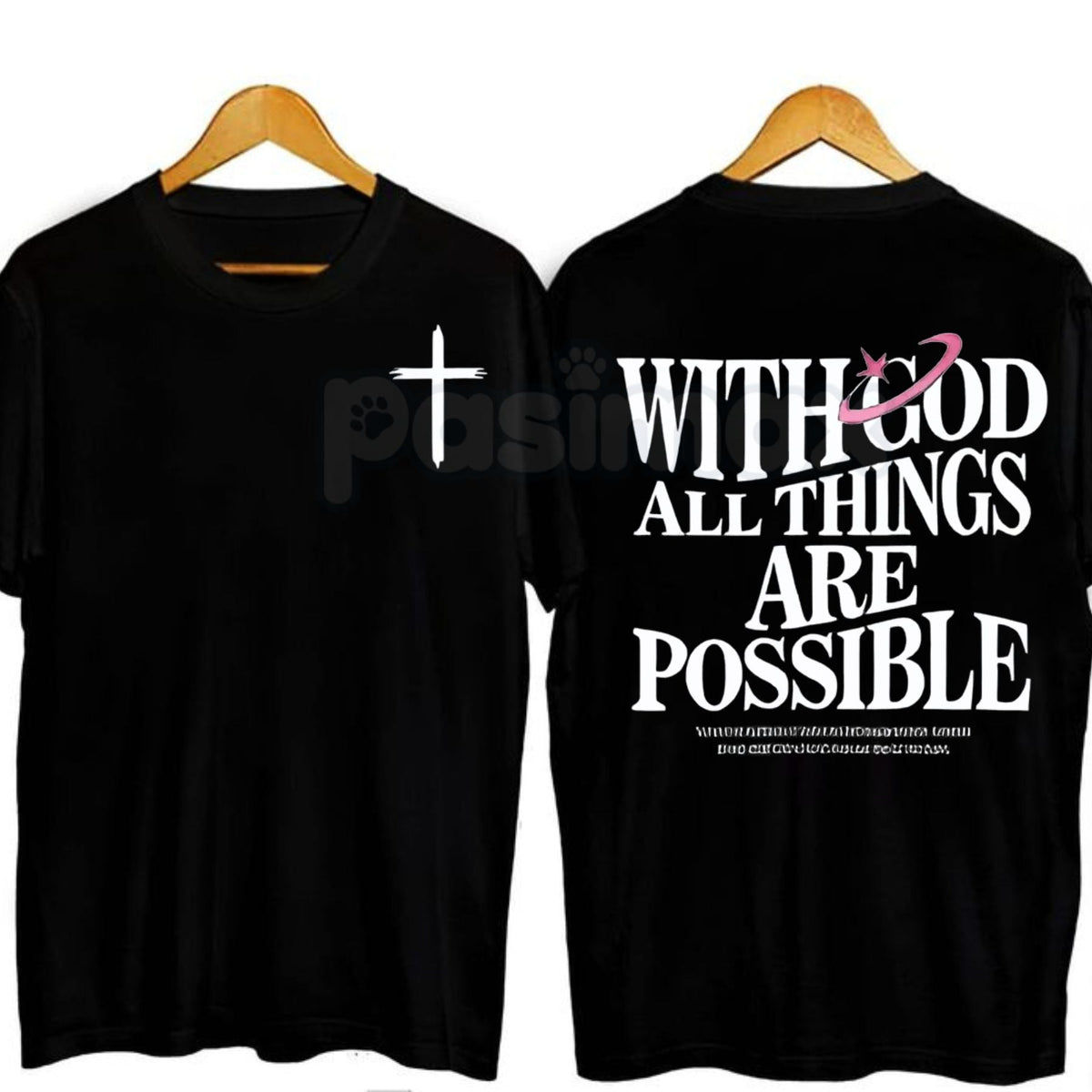 "With God All Things Are Possible" Men&
