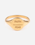 Faith Over Fear Ring | Christian Inspirational Jewelry for Women