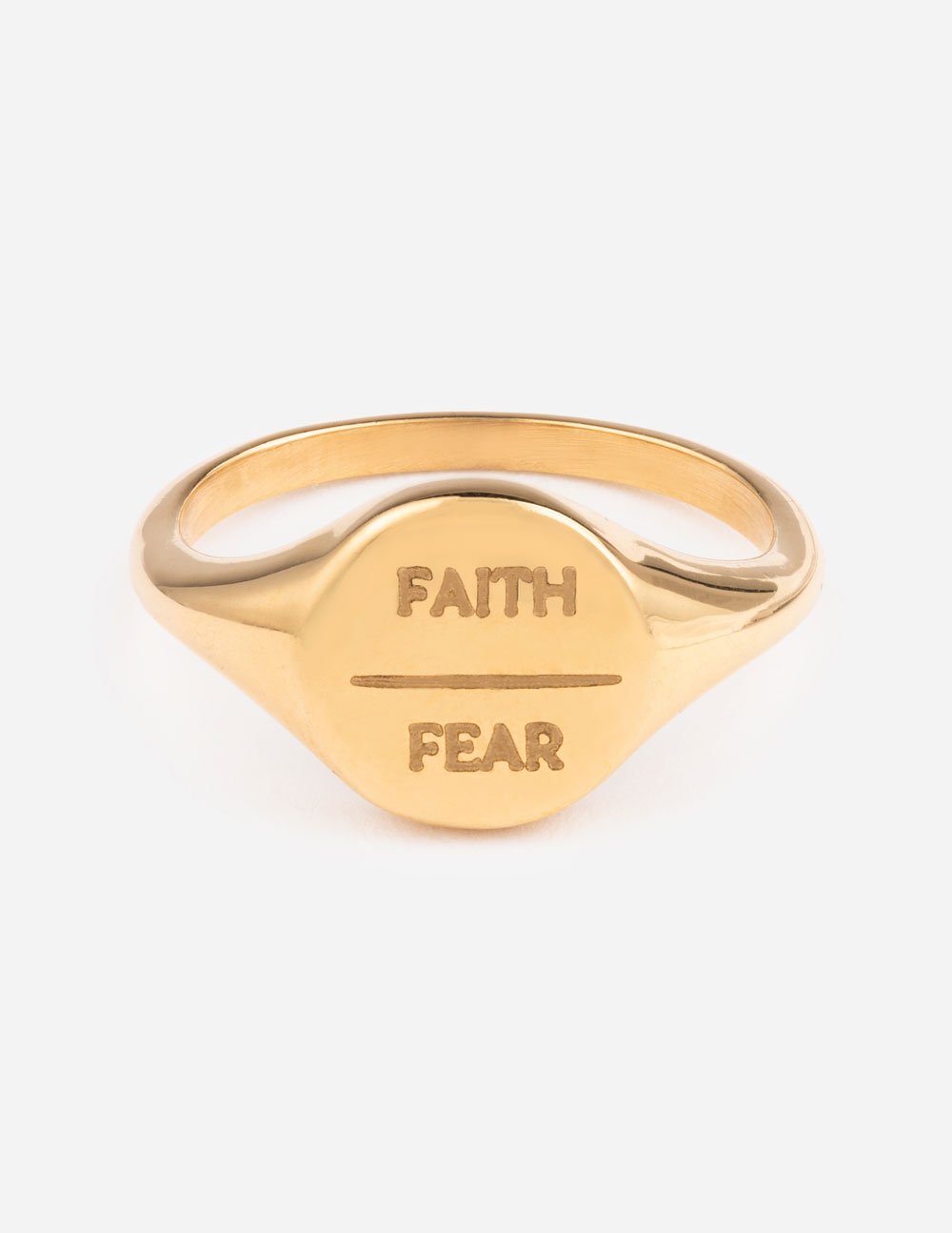 Faith Over Fear Ring | Christian Inspirational Jewelry for Women