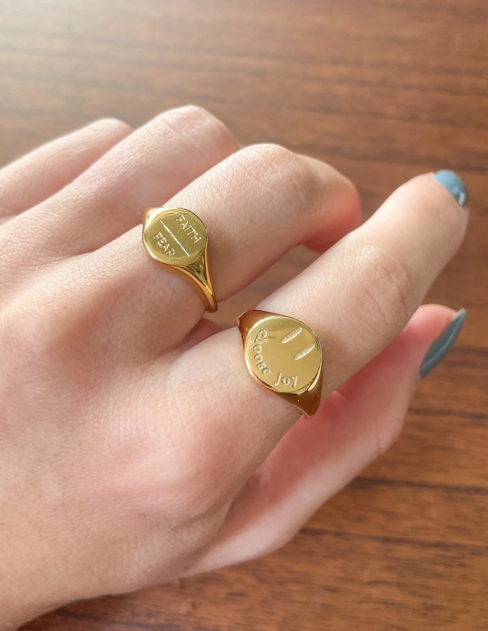 Faith Over Fear Ring | Christian Inspirational Jewelry for Women