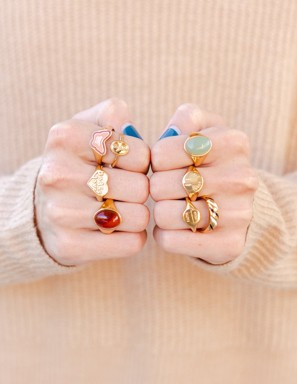 Faith Over Fear Ring | Christian Inspirational Jewelry for Women