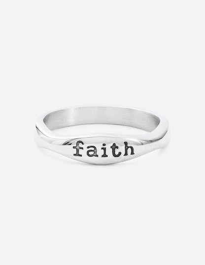 Faith Christian Ring | Inspirational Jewelry for Women &amp; Men