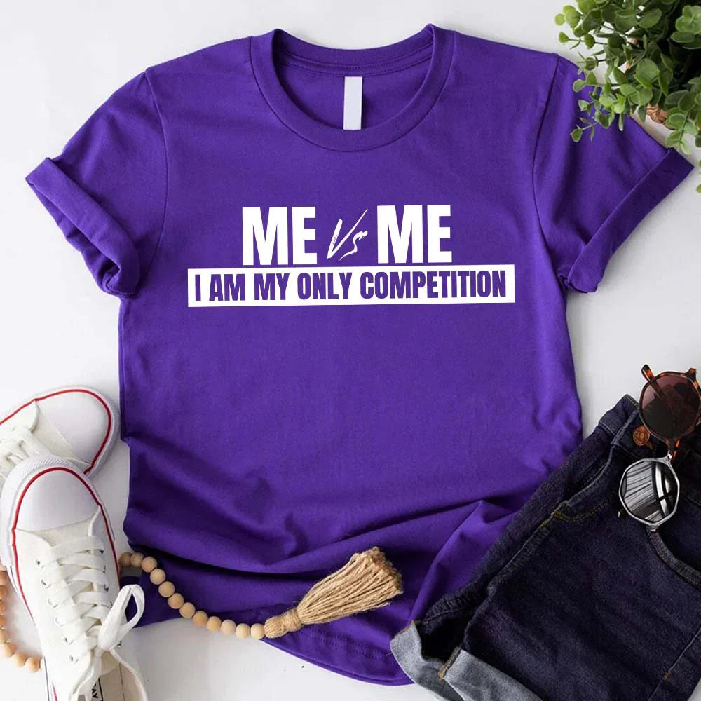 Me vs Me Tee | Motivational Unisex Graphic T-Shirt | Mindset Gift