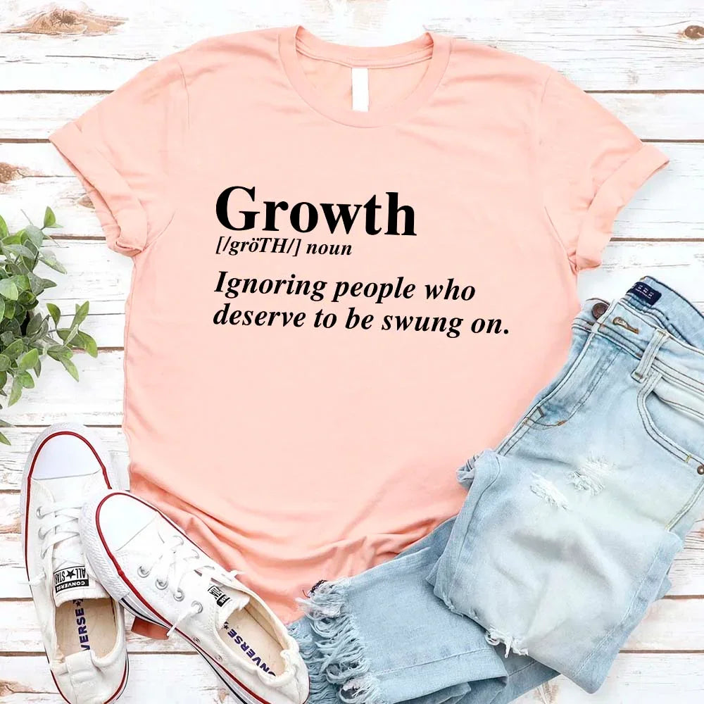 Growth Definition Tee | Motivational Unisex Graphic T-Shirt | Uplifting Gift