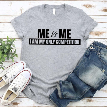 Me vs Me Tee | Motivational Unisex Graphic T-Shirt | Mindset Gift
