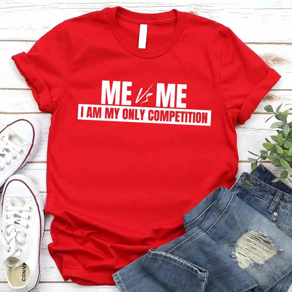 Me vs Me Tee | Motivational Unisex Graphic T-Shirt | Mindset Gift