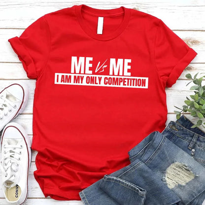 Me vs Me Tee | Motivational Unisex Graphic T-Shirt | Mindset Gift