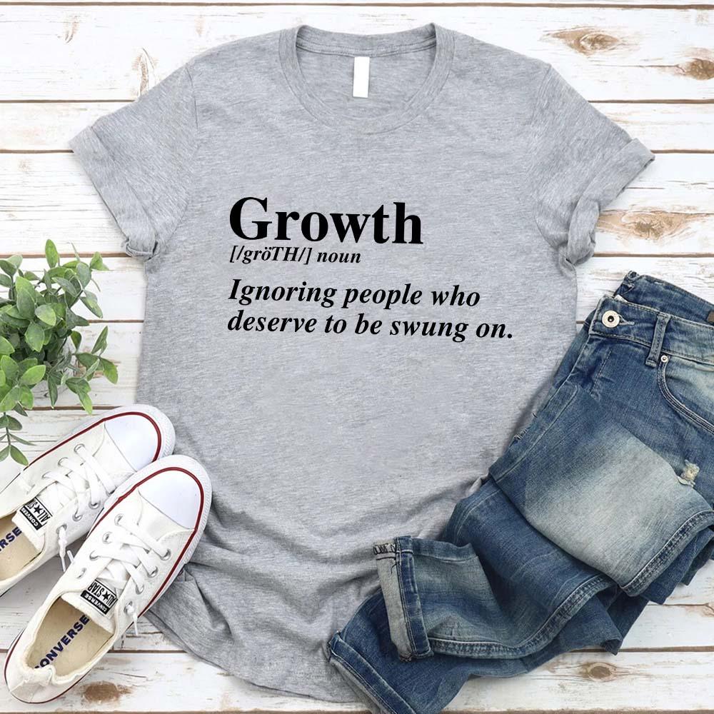 Growth Definition Tee | Motivational Unisex Graphic T-Shirt | Uplifting Gift