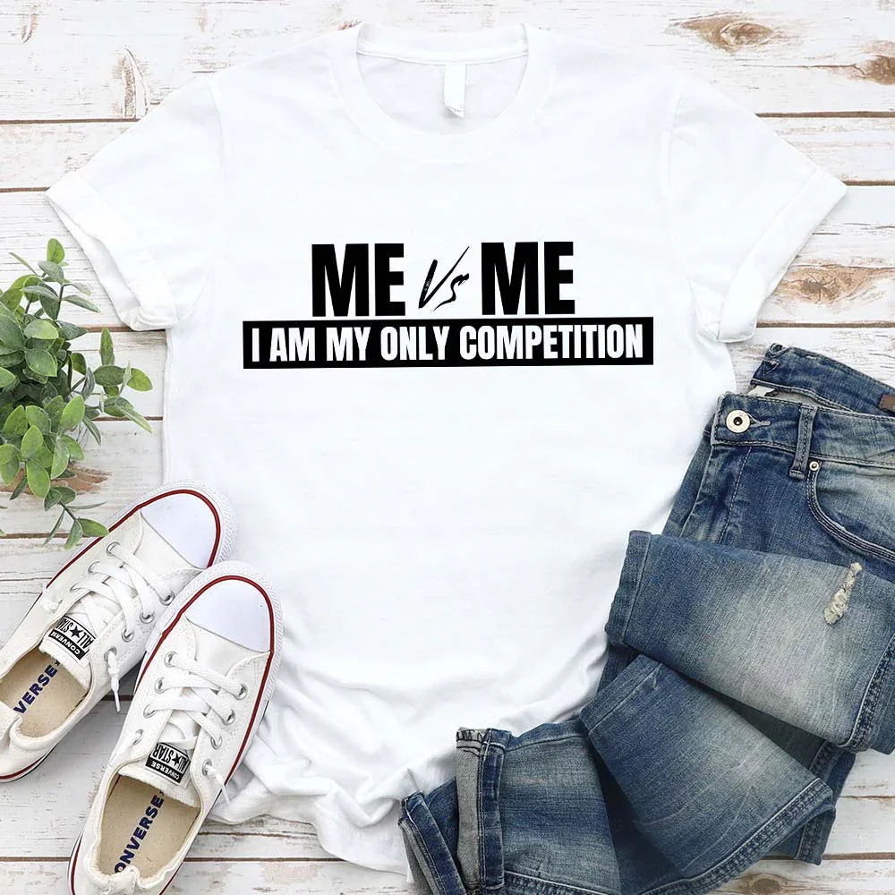 Me vs Me Tee | Motivational Unisex Graphic T-Shirt | Mindset Gift