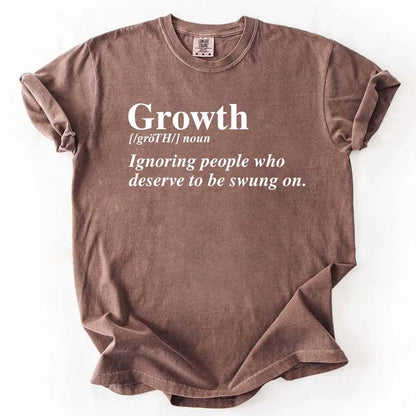 Growth Definition Tee | Motivational Unisex Graphic T-Shirt | Uplifting Gift