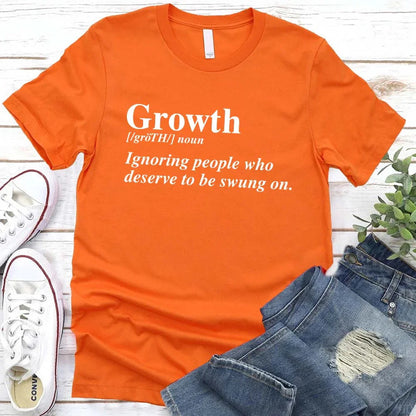 Growth Definition Tee | Motivational Unisex Graphic T-Shirt | Uplifting Gift