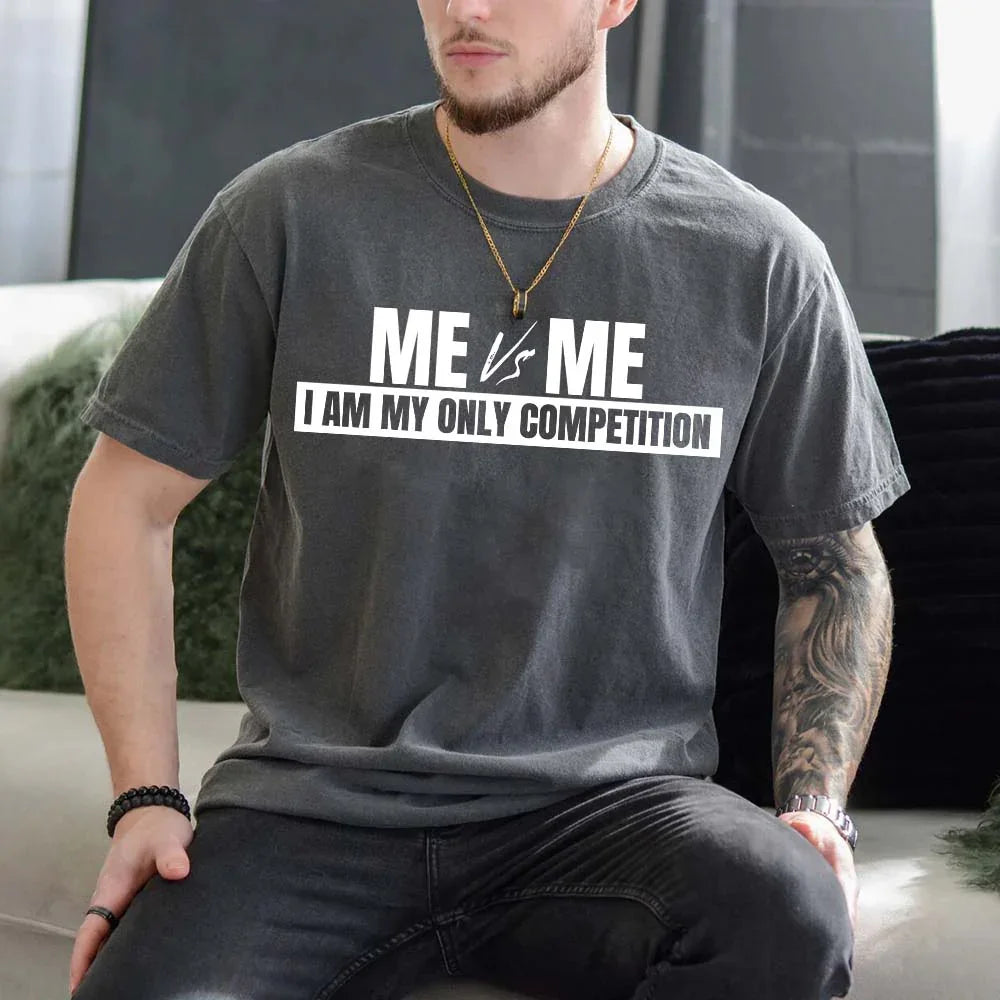 Me vs Me Tee | Motivational Unisex Graphic T-Shirt | Mindset Gift