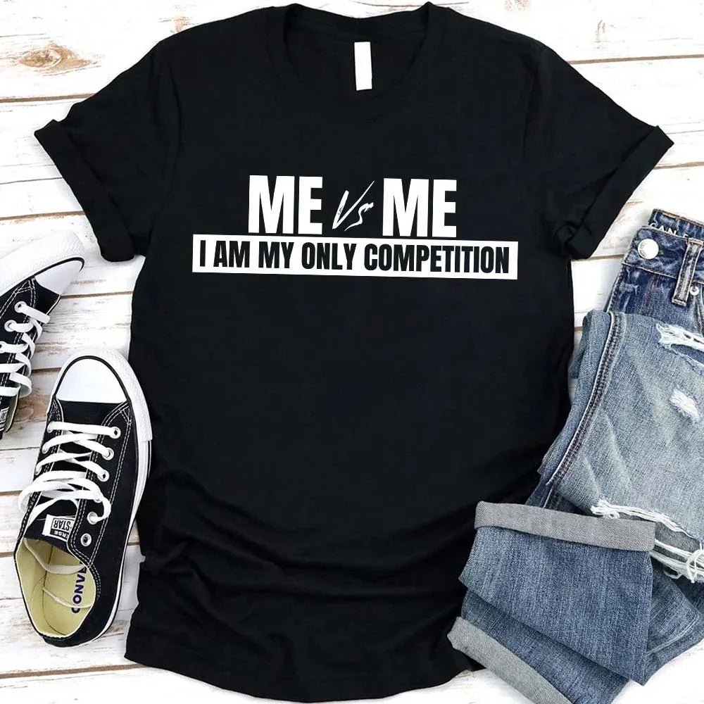 Me vs Me Tee | Motivational Unisex Graphic T-Shirt | Mindset Gift