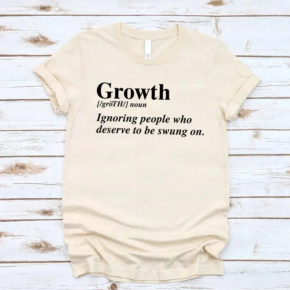 Growth Definition Tee | Motivational Unisex Graphic T-Shirt | Uplifting Gift