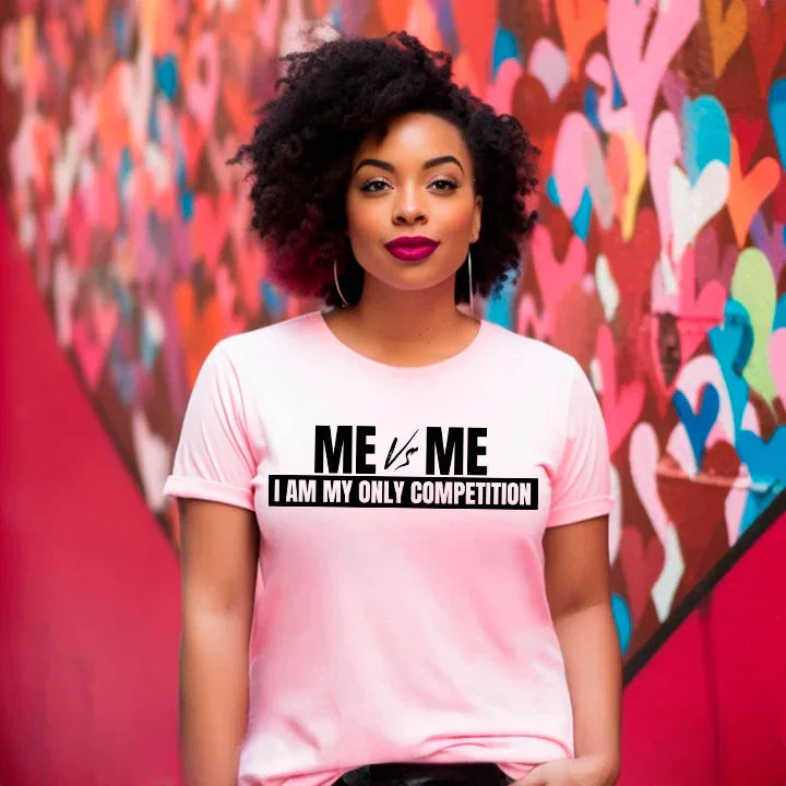 Me vs Me Tee | Motivational Unisex Graphic T-Shirt | Mindset Gift
